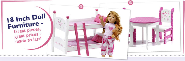 18 Inch Doll Furniture fits American Girl Dolls